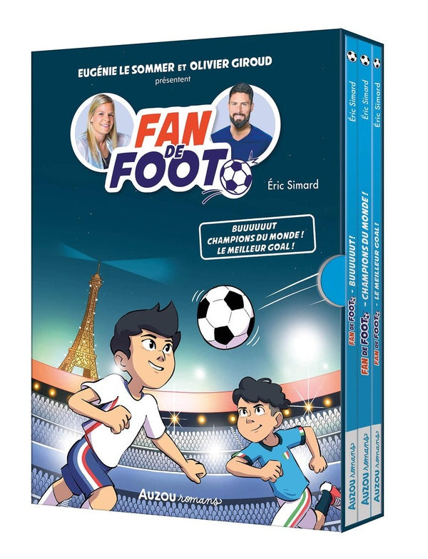 Coffret bibliotheque 2 - fan de foot - tomes 4 a 6 - flash vidéo