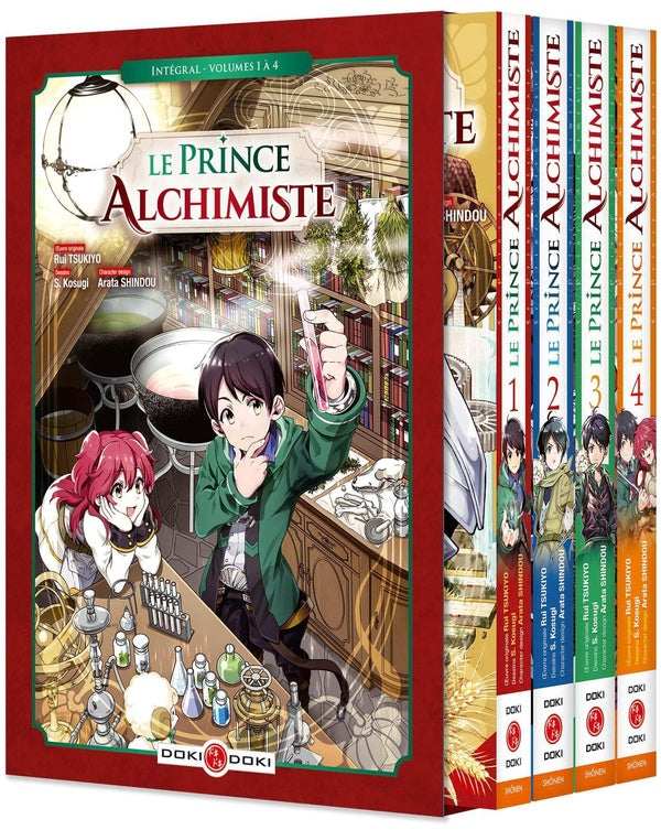 Le prince alchimiste : coffret Tomes 1 à 4