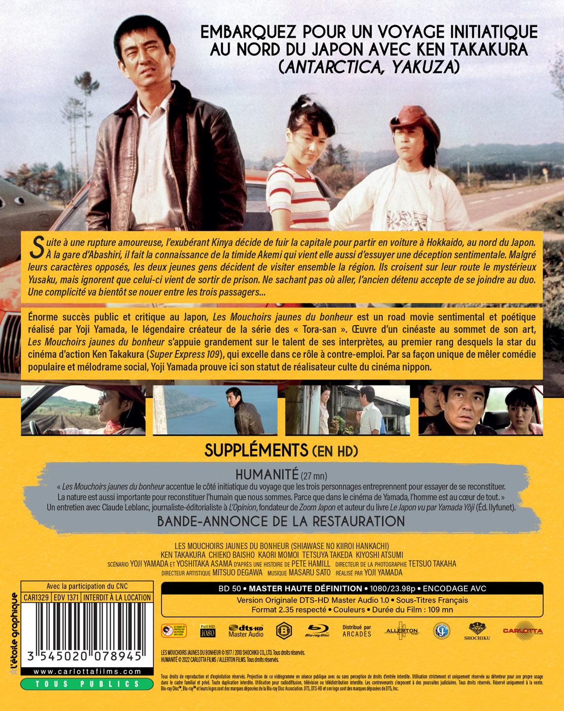 Les Mouchoirs jaunes du bonheur [Blu-ray]