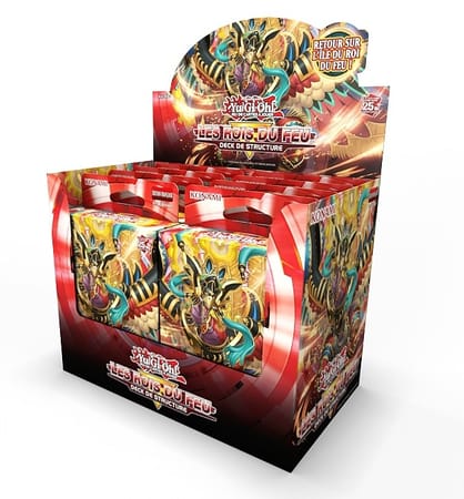 Yu-Gi-Oh! JCC - Display de Deck de Structure Les Rois du Feu (8 Decks) - flash vidéo