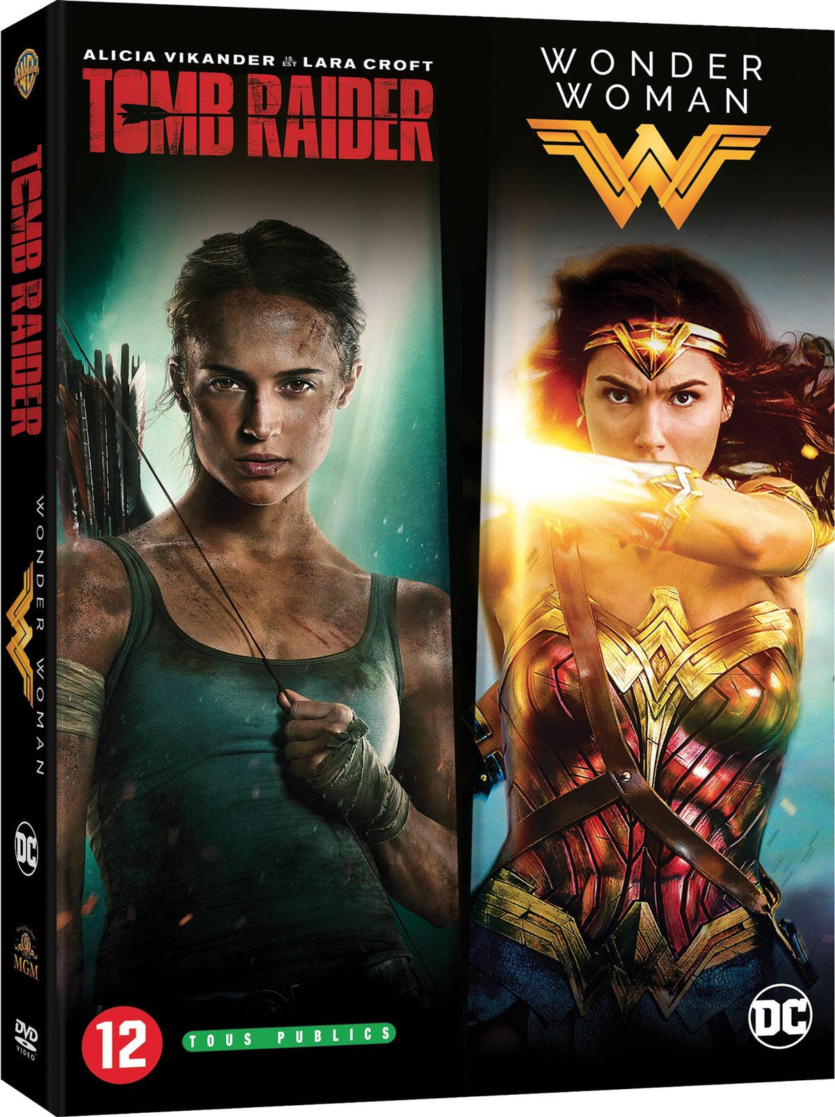Coffret Tomb Raider (2018) + Wonder Woman - Collection de 2 films [DVD]