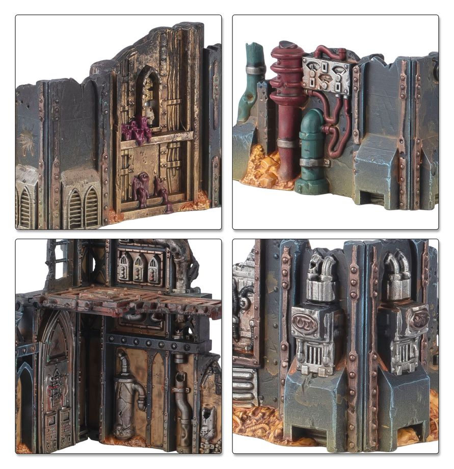 Champ de Bataille Armageddon: Ruines de Manufactorum