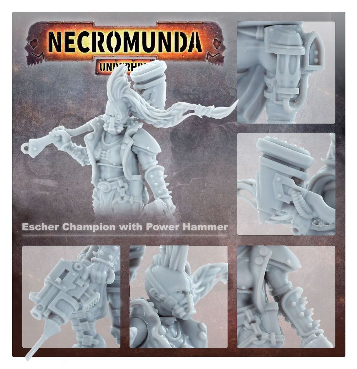 Escher Champion with Power Hammer