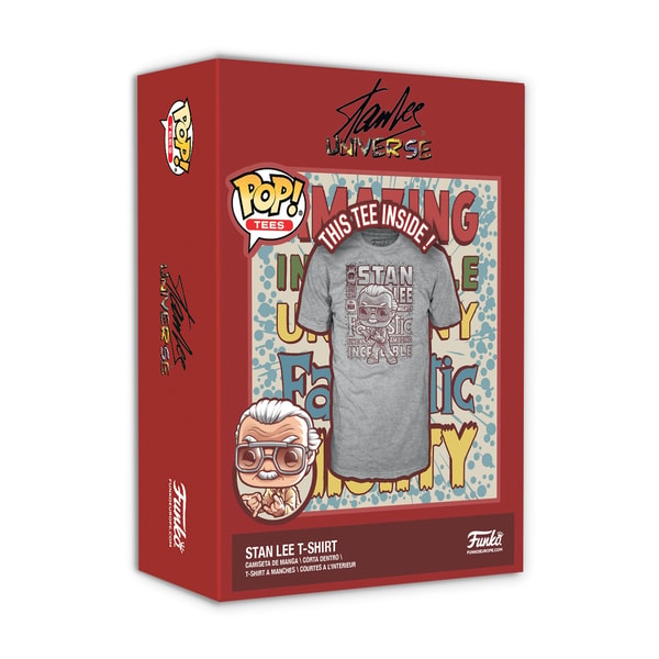 Funko NEWBoxed Tee: Marvel - Stan Lee - S - flash vidéo