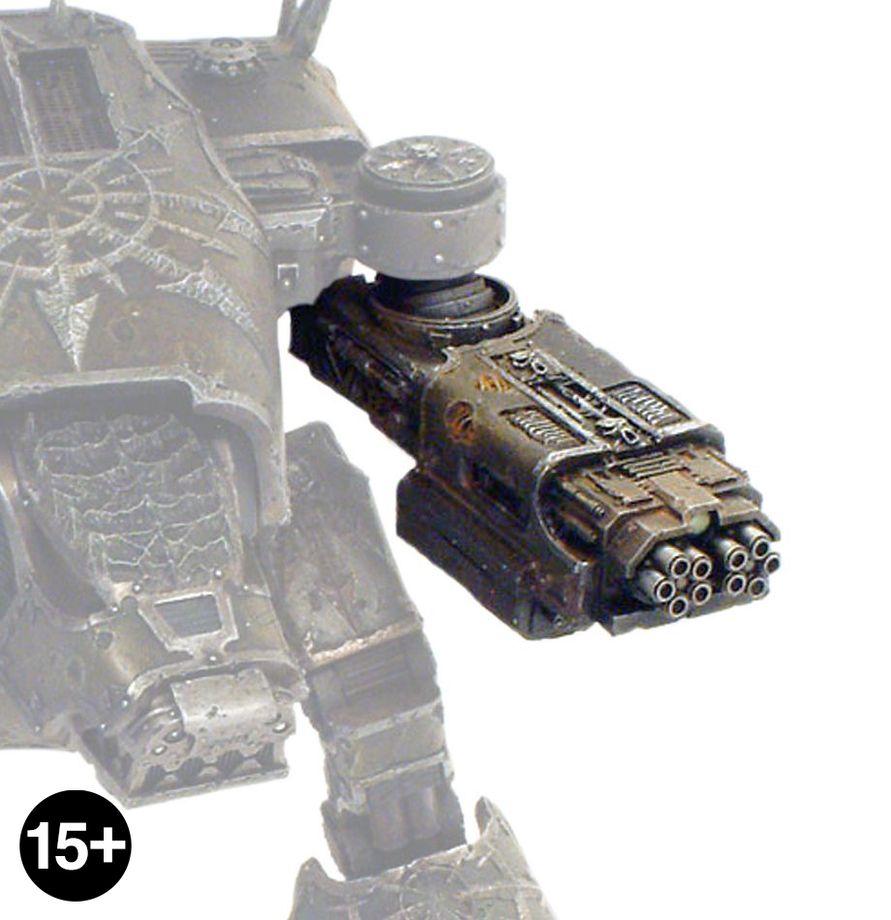 Méga-bolter Vulcan de Titan Warhound du Chaos