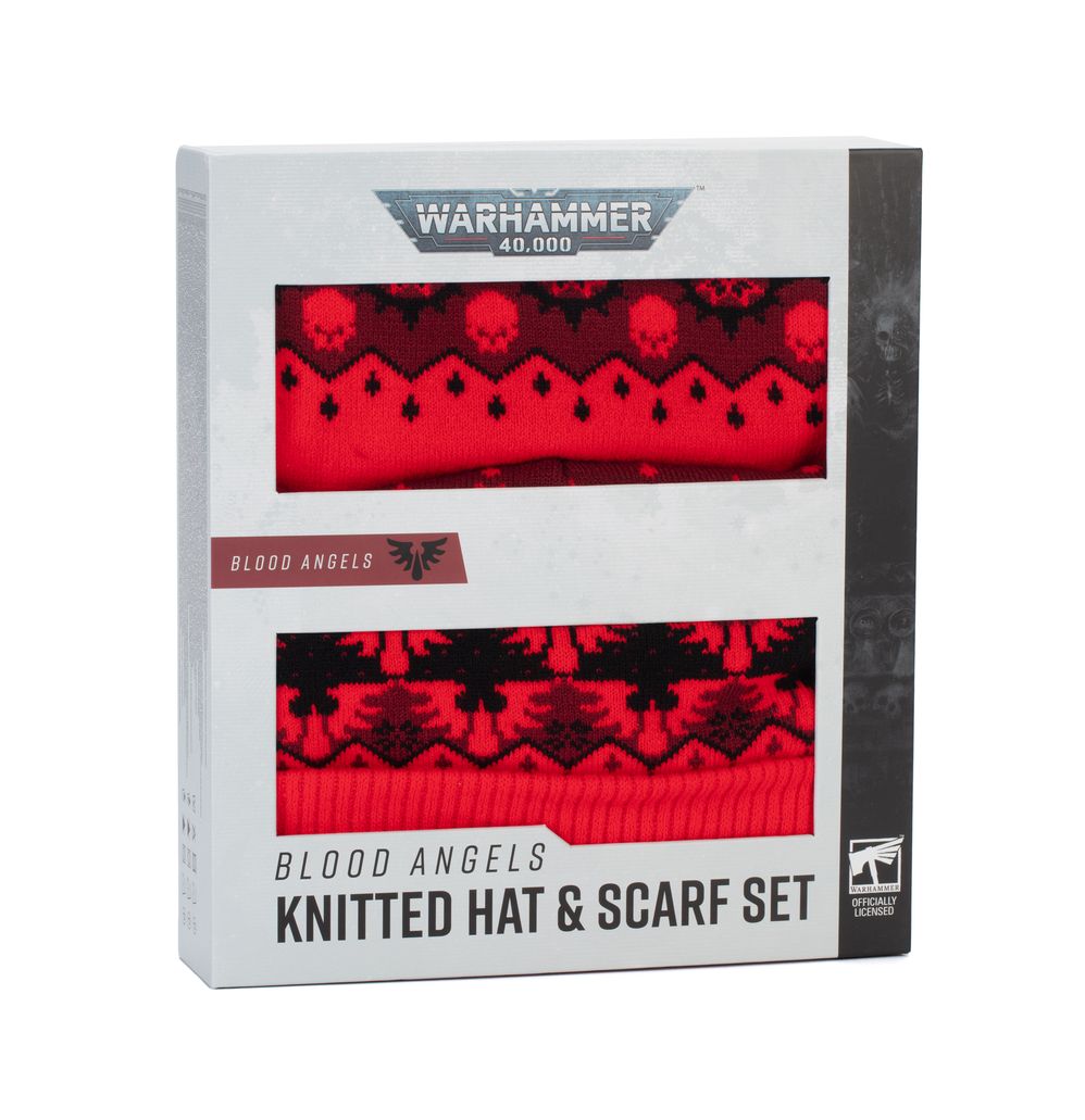 Set Bonnet et Écharpe Blood Angels