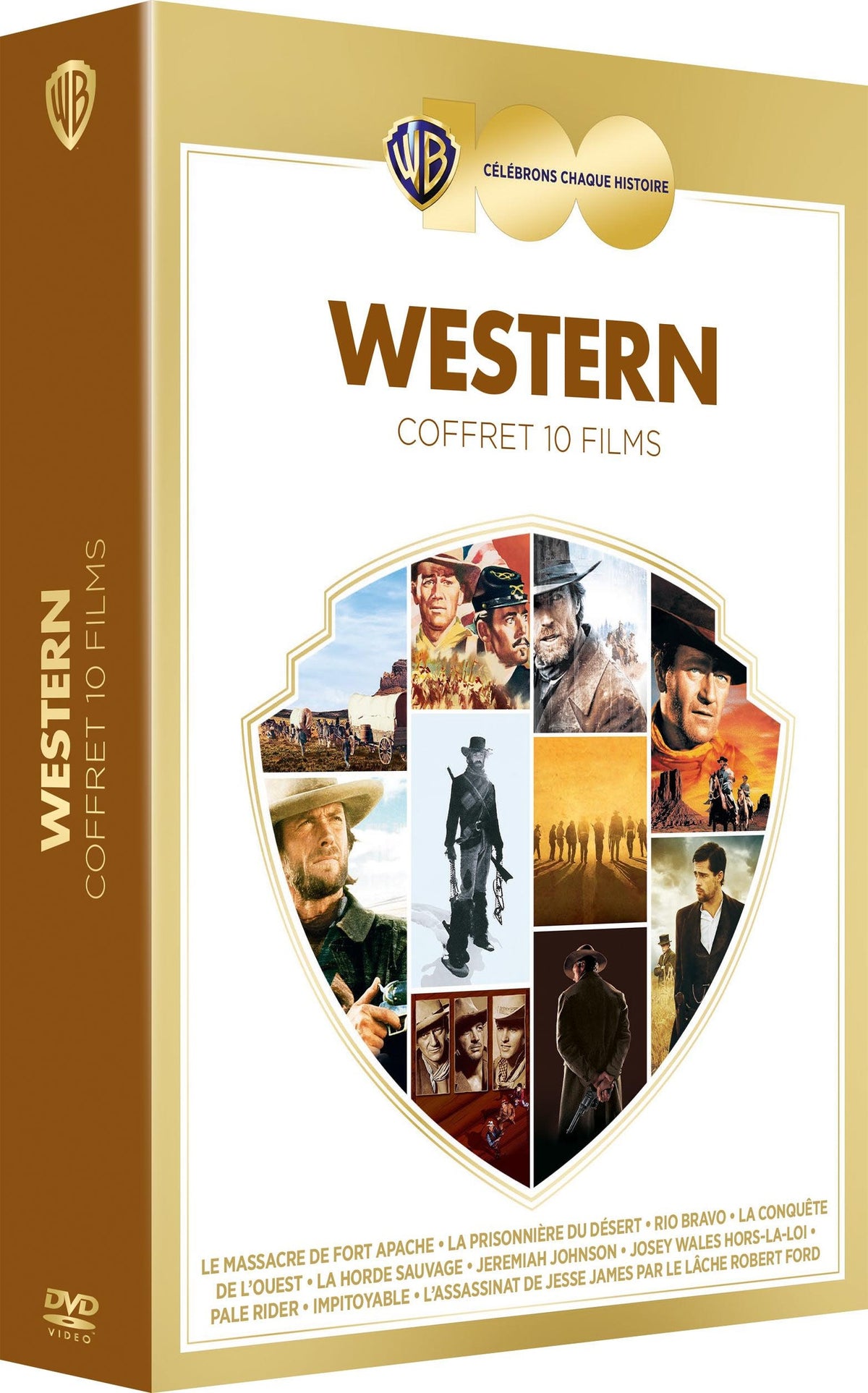 100 ans Warner - Coffret 10 films - Western [DVD]