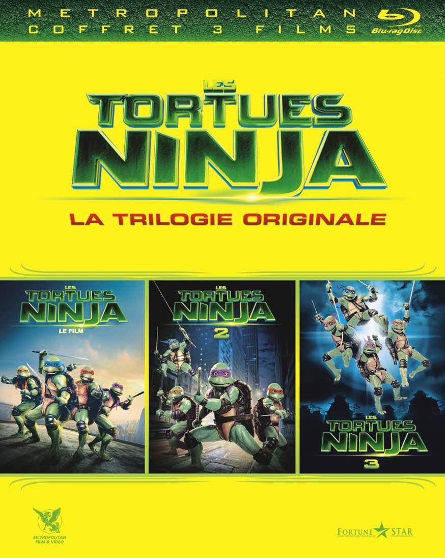 Les Tortues Ninja - La Trilogie originale : Le Film + Le Secret de la mutation + Les Tortues Ninja 3 : Nouvelle génération [Blu-ray]