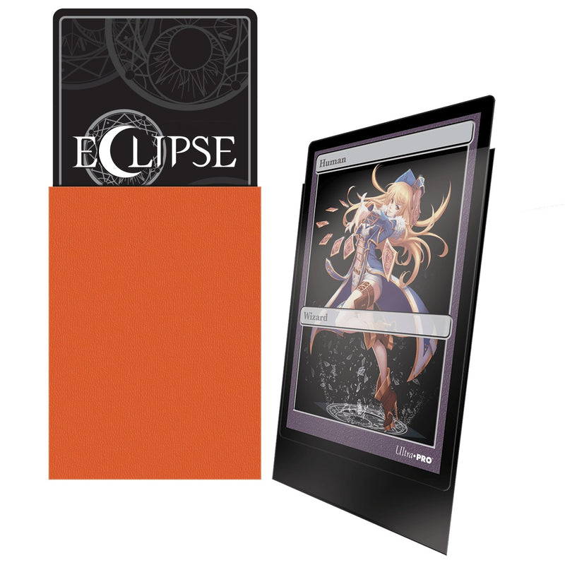 Ultra Pro - Eclipse Matte Sachet de 60 protèges cartes petit format Orange Citrouille (62 x 89 mm)