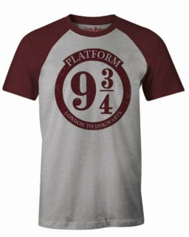Harry Potter - T-Shirt Gris Chiné De Londres à Poudlard - XL