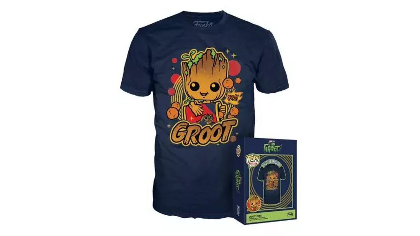 Funko NEWBoxed Tee: Marvel: I Am Groot - Groot - S