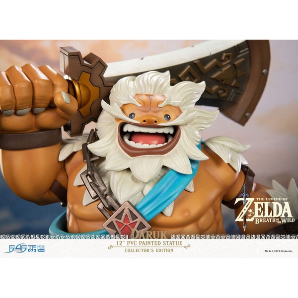 First 4 Figures - The Legend of Zelda : Breath of the Wild - Daruk Statue Edition Collector 29cm - flash vidéo