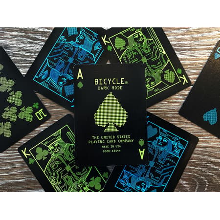 Bicycle - Carte de jeu Standard 56 pièce(s) Dark Mode - flash vidéo
