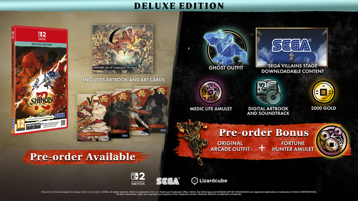 SHINOBI: Art of Vengeance - Deluxe Edition - Game-key Card