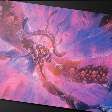 Ultra Pro - Magic: The Gathering - Universes Beyond: Final Fantasy - Tapis de jeu double face premium Emet-Selch, Unsundered / Hades, Sorcerer of Eld