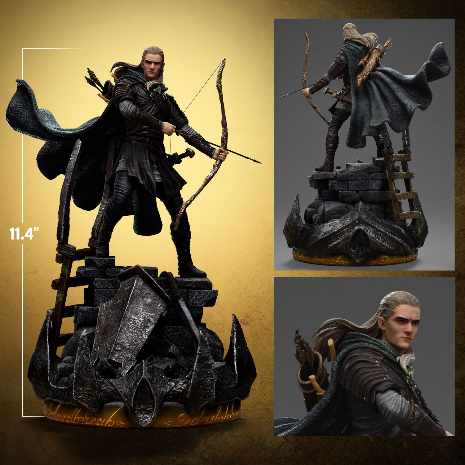 Iron Studios - Art Scale 1/10 - The Lord of the Rings - Legolas Unleashed Statue 29cm - flash vidéo