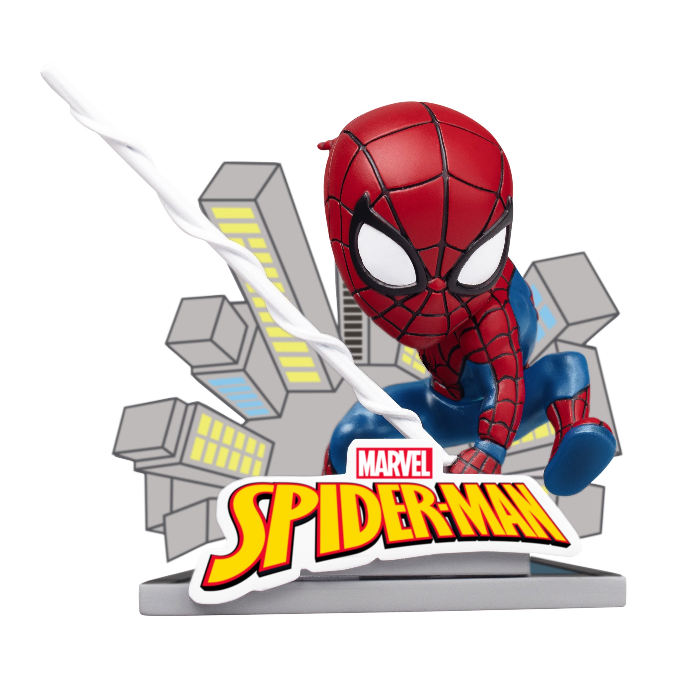 YuMe Hero Box Attack Series - Display blind box de figurines Spider-Man 8cm (12 unités)