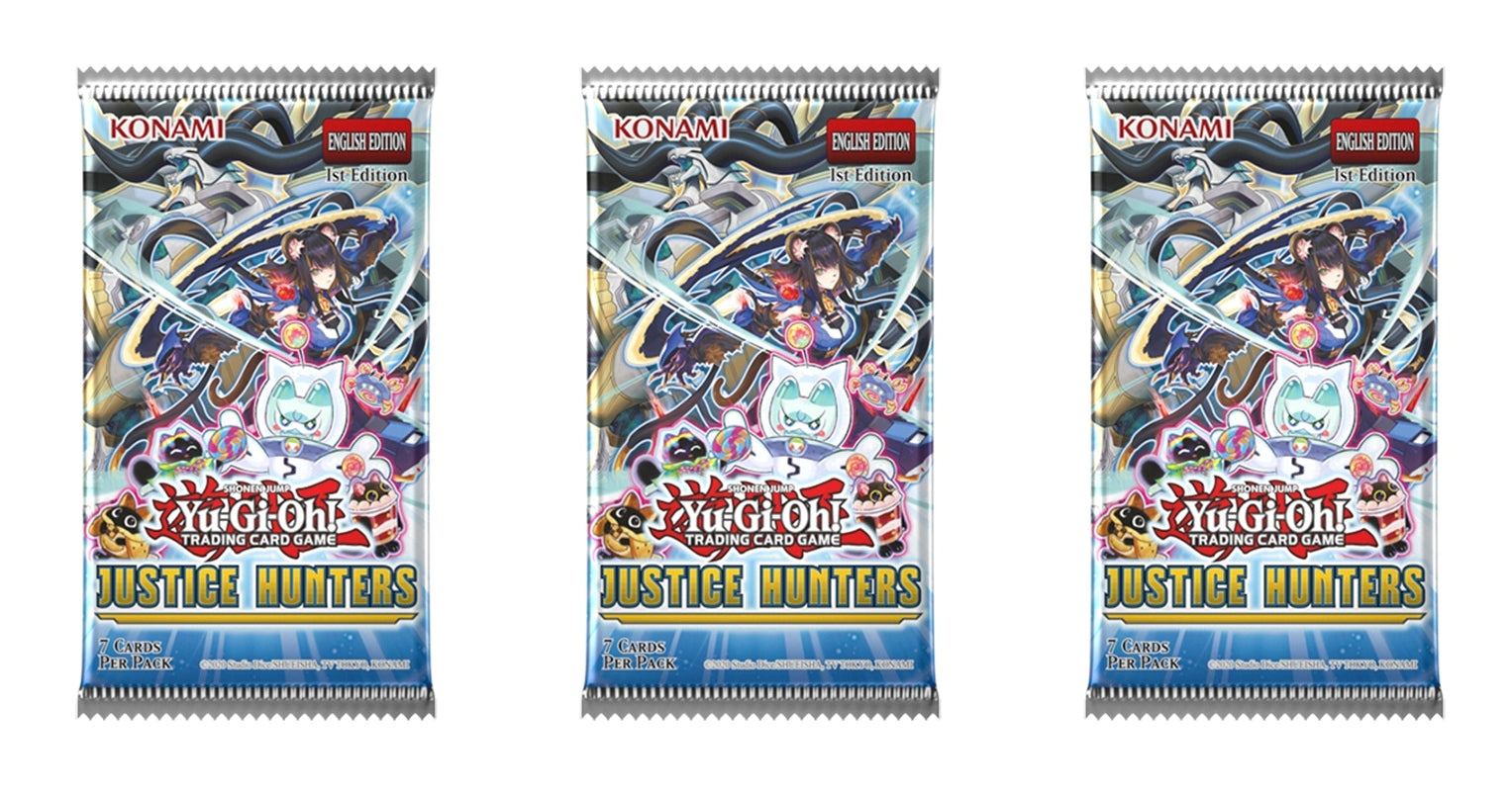 Yu-Gi-Oh! TCG - Justice Hunters Booster 3-Pack (Cardboard Tuckbox)