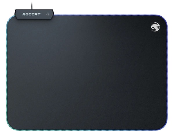 Roccat - Tapis de souris de jeu à illumination RGB Sense AIMO - flash vidéo