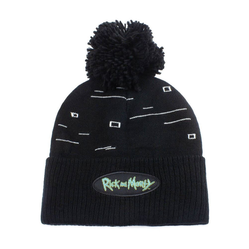 Rick And Morty - Bonnet à Pompon Noir
