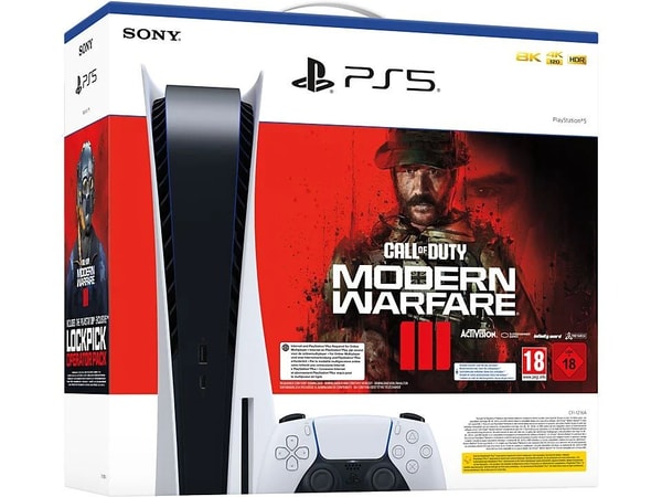 PlayStation 5 White + Call of Duty: Modern Warfare III Voucher