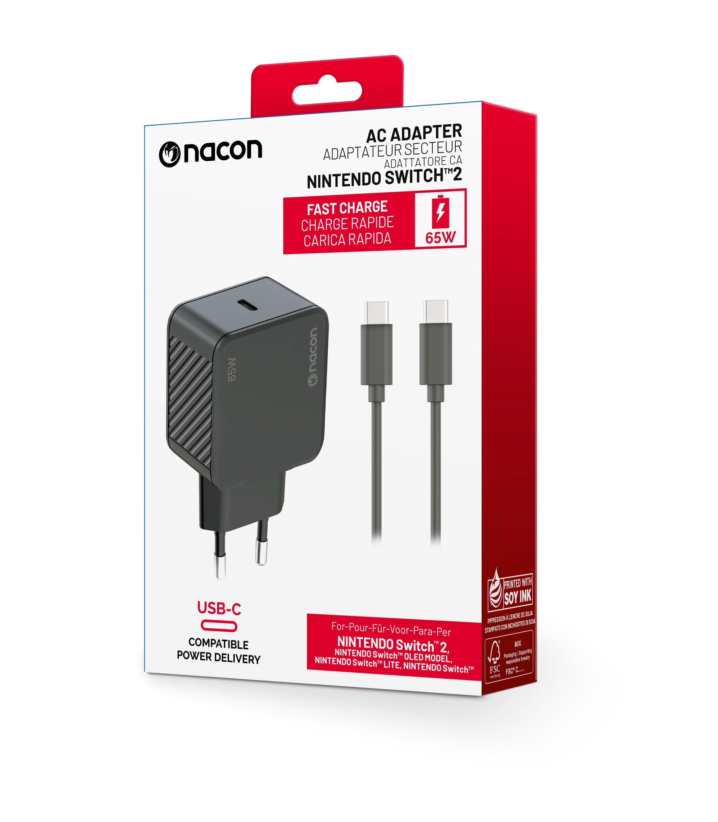 Adaptateur secteur pour Nintendo Switch 2