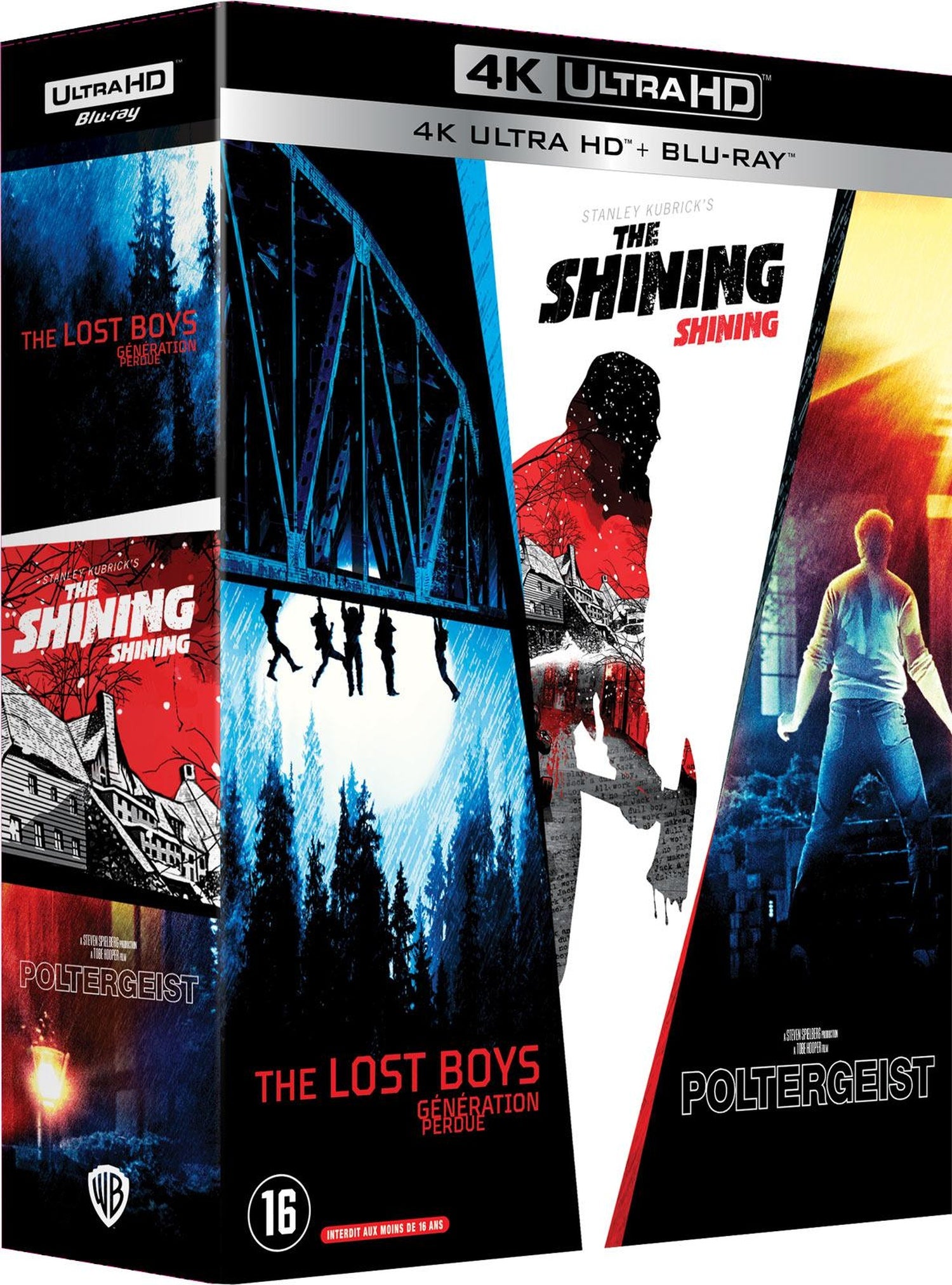 Vintage horreur - Coffret : Poltergeist + Shining + Génération perdue [Blu-ray]