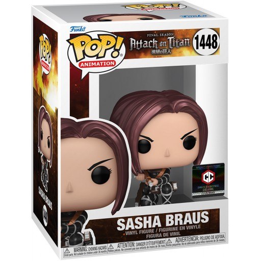 Funko Pop! Animation: Attack on Titan - Sasha Braus (Metallic) - Special Edition - flash vidéo