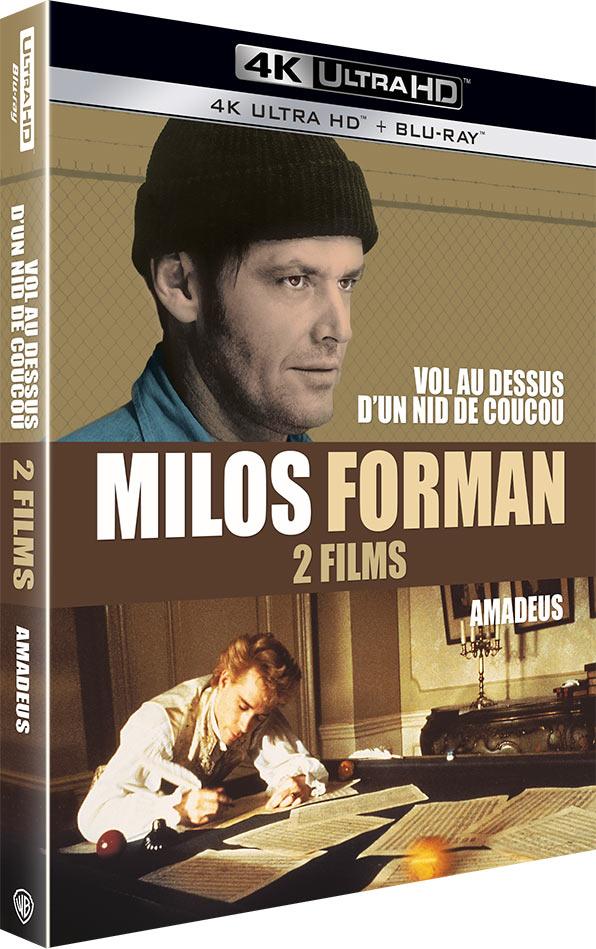 Milos Forman - 2 films : Vol au-dessus d'un nid de coucou + Amadeus [4K Ultra HD]