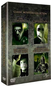 Classic Monsters Collection - Coffret - La Momie + L'Homme invisible + Le Fantôme de l'opéra + L'étrange créature du lac noir [DVD]