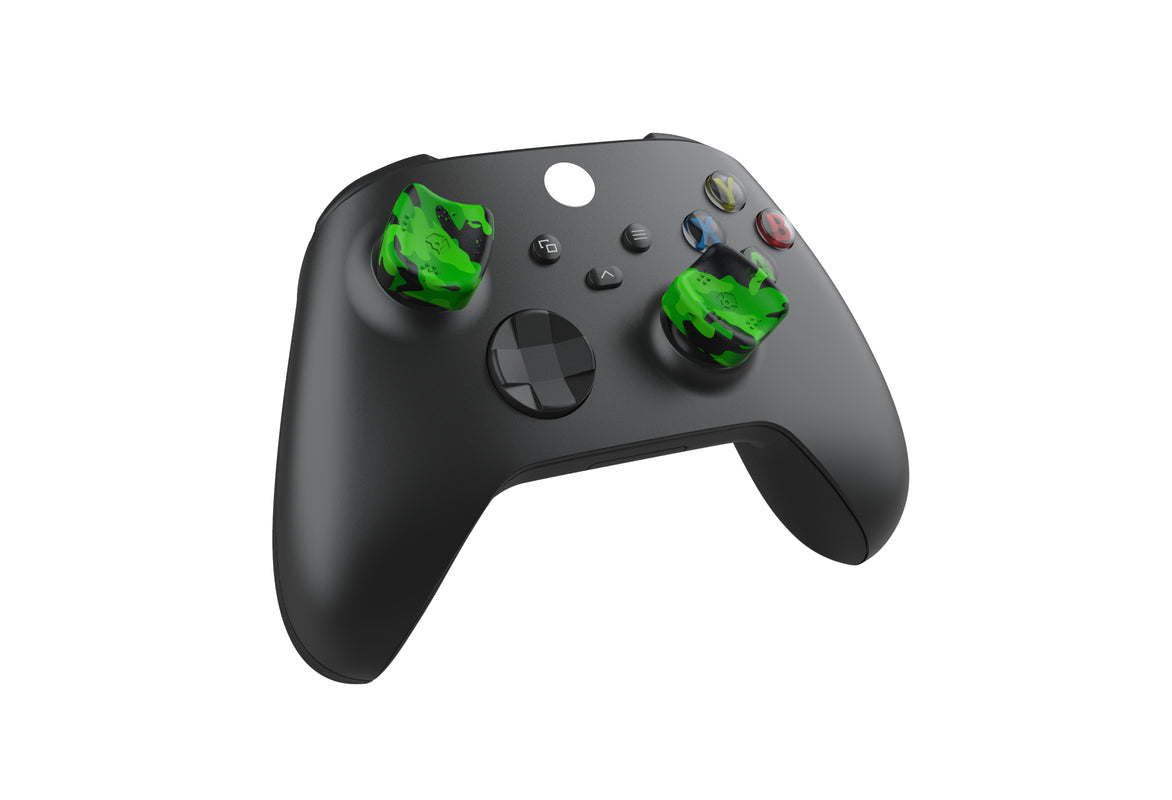 Gioteck - Reposes Pouce (Thumb Grips) Sniper Vert camouflage pour Xbox Series