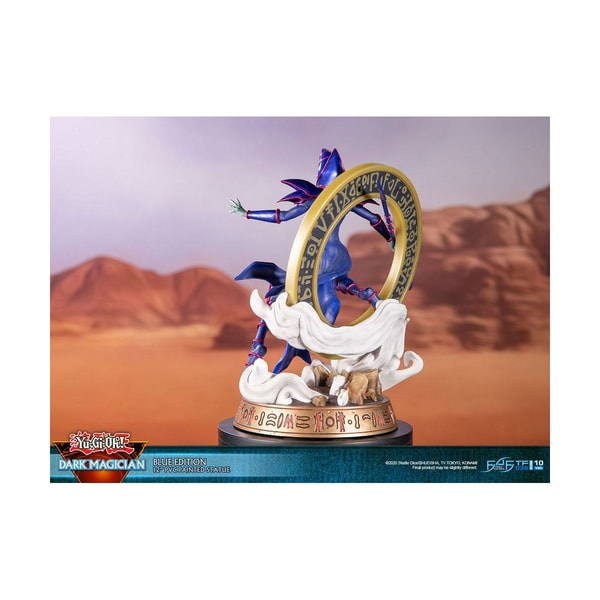 First 4 Figures - Yu-Gi-Oh! - Magicien des Ténébres Bleu Statue Edition Standard 29cm - flash vidéo