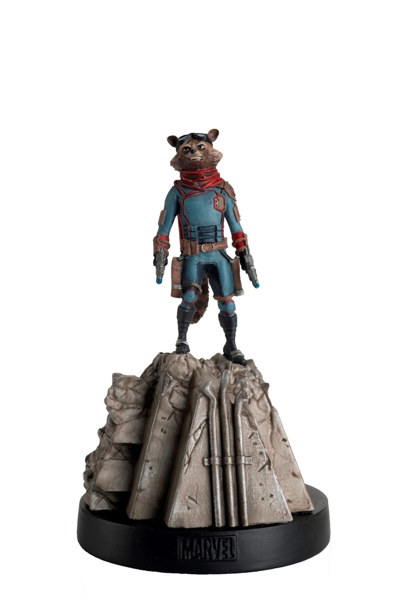 Marvel Movie 1:16 Figures - Rocket Racoon (On Bricks) 18 cm