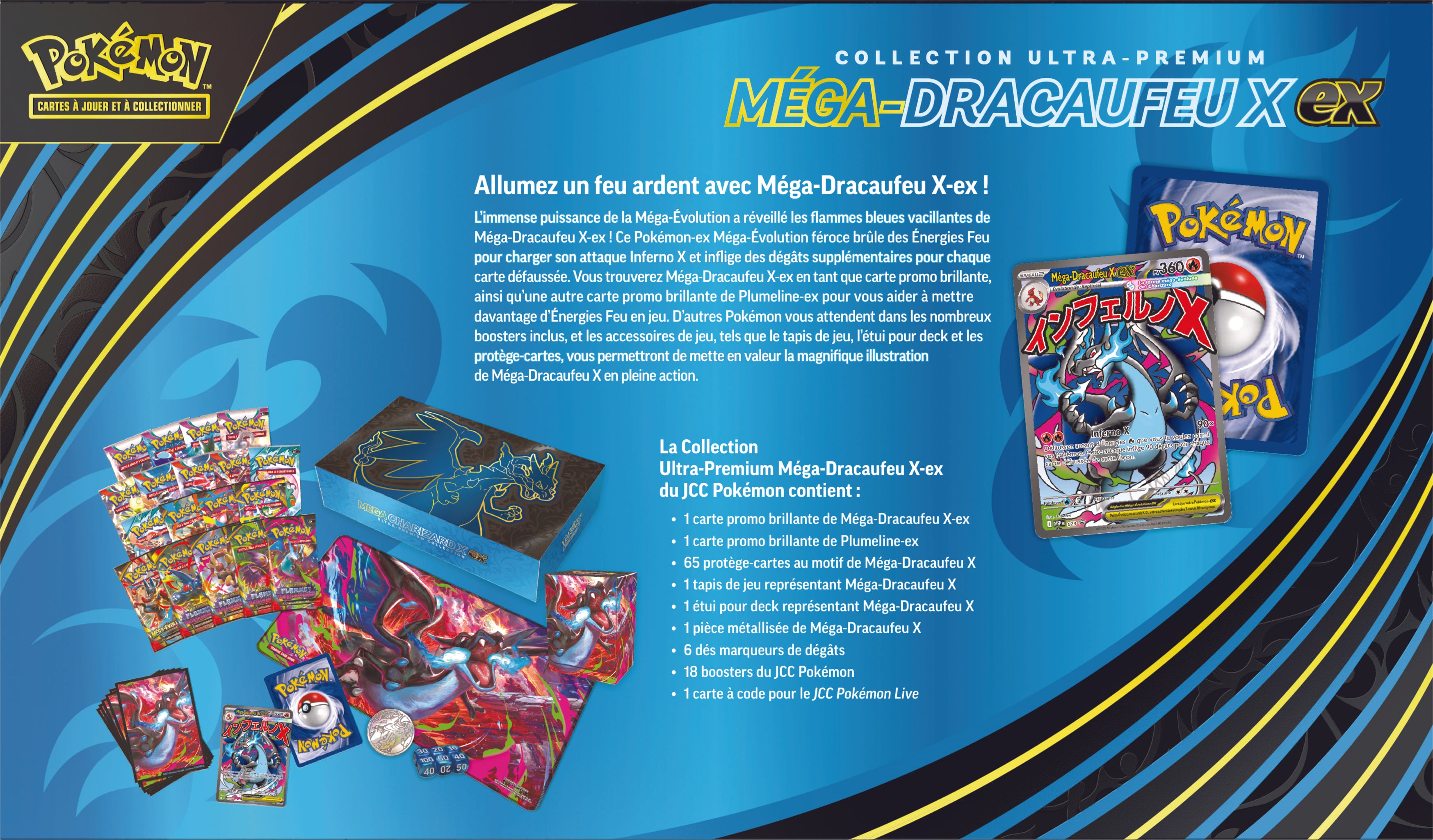 Pokémon JCC : Collection Ultra-Premium Méga-Dracaufeu X-ex