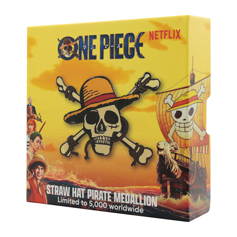 One Piece (Live Netflix) - Médaillon de collection "Jolly Roger" en Édition Limitée