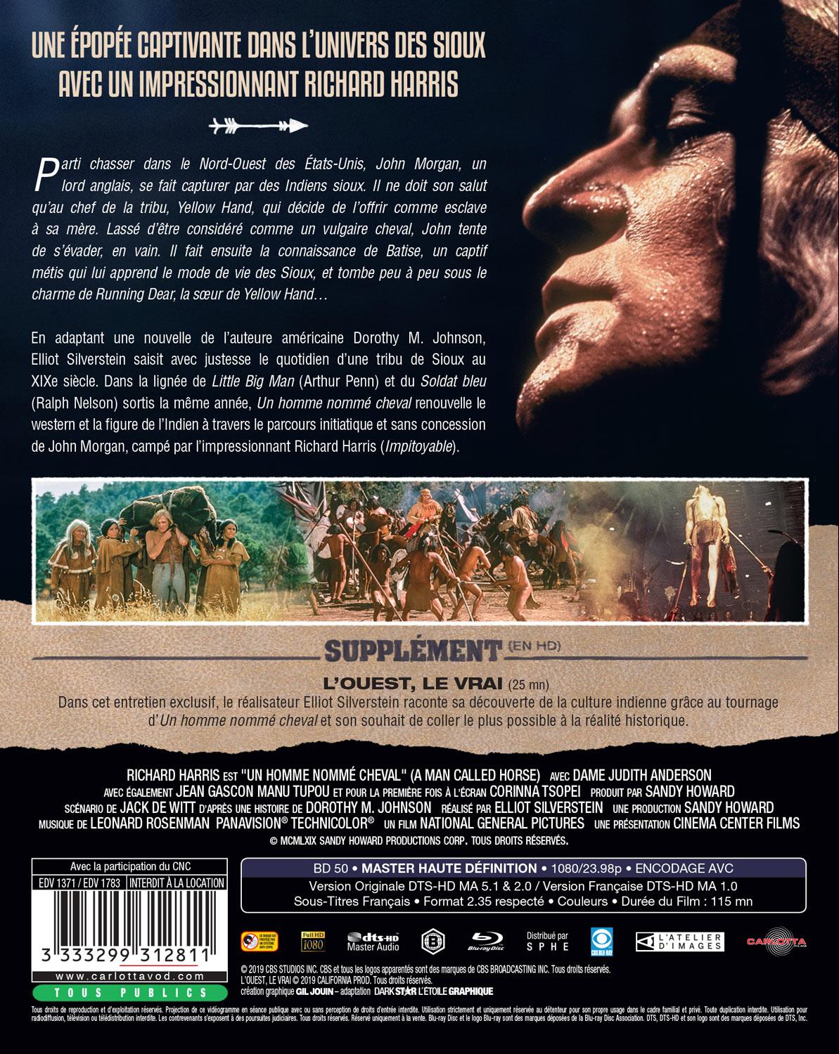 Un Homme nommé Cheval [Blu-ray]