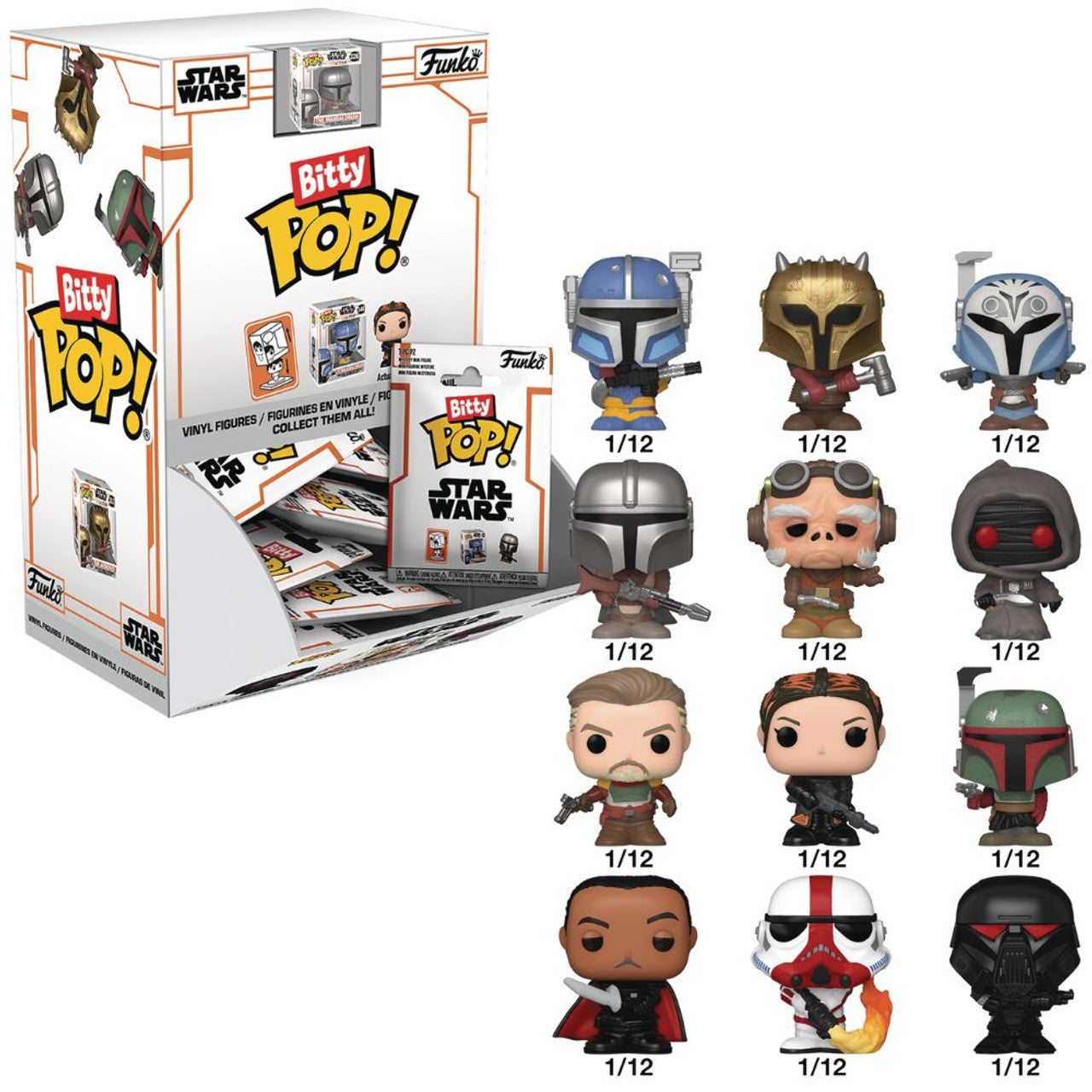 Funko Bitty Pop! Single: Star Wars: The Mandalorian Mystery Display (36 units) - flash vidéo