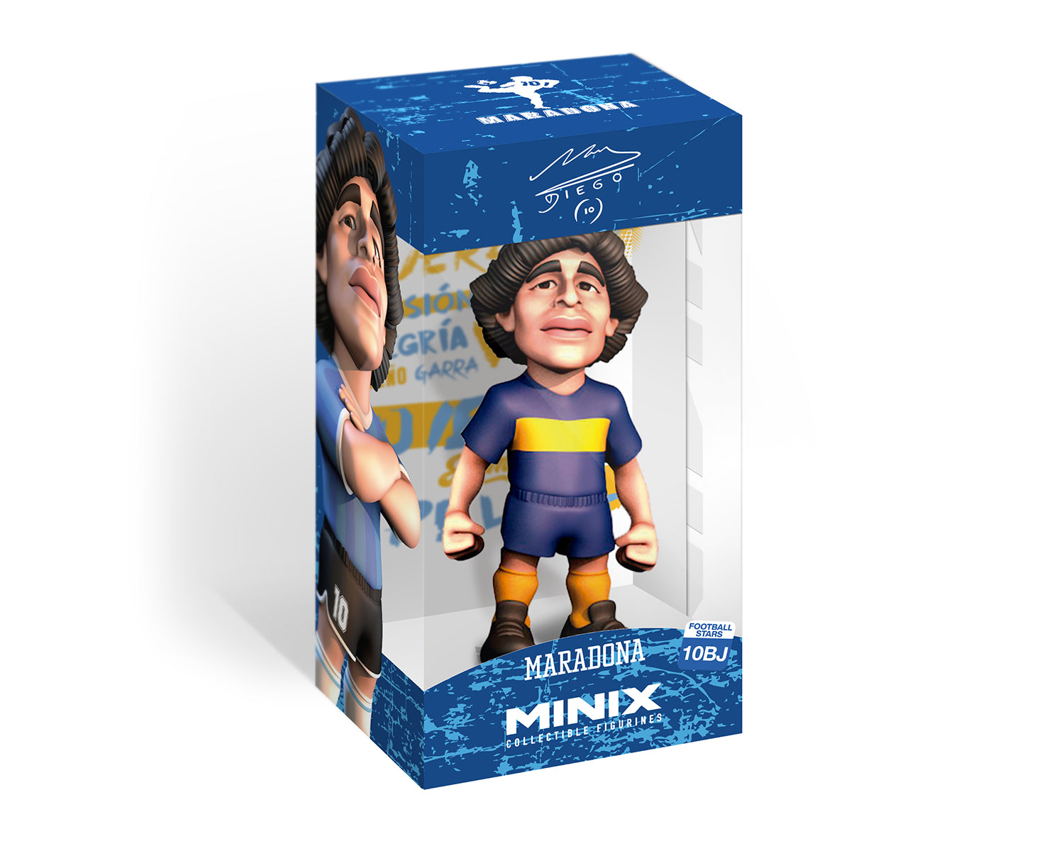 Minix -Football -MARADONA -BLUE AND YELLOW -Figurine -12 cm