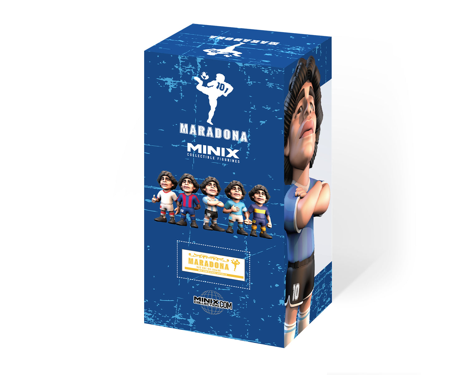Minix -Football -MARADONA -BLUE AND YELLOW -Figurine -12 cm