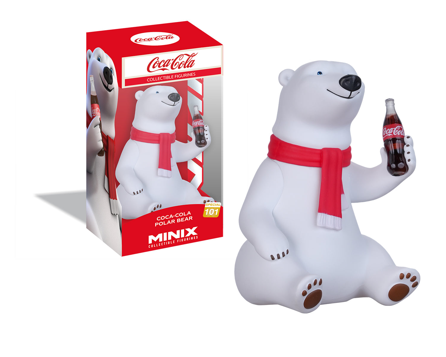 Minix - Special Character #102 - Coca Cola - Ours Polaire - Figurines PVC 12 cm