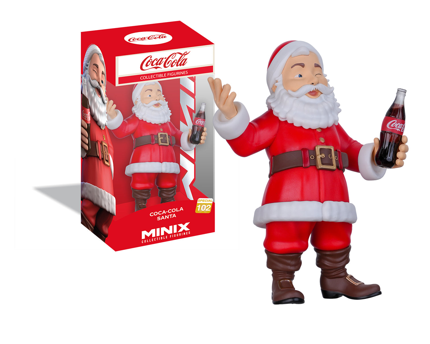 Minix - Special Character #101 - Coca Cola - Père Noël - Figurines PVC 12 cm