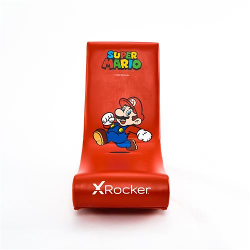 X Rocker - Siège de jeu Video Rocker Super Mario officiel Mario Joy Edition