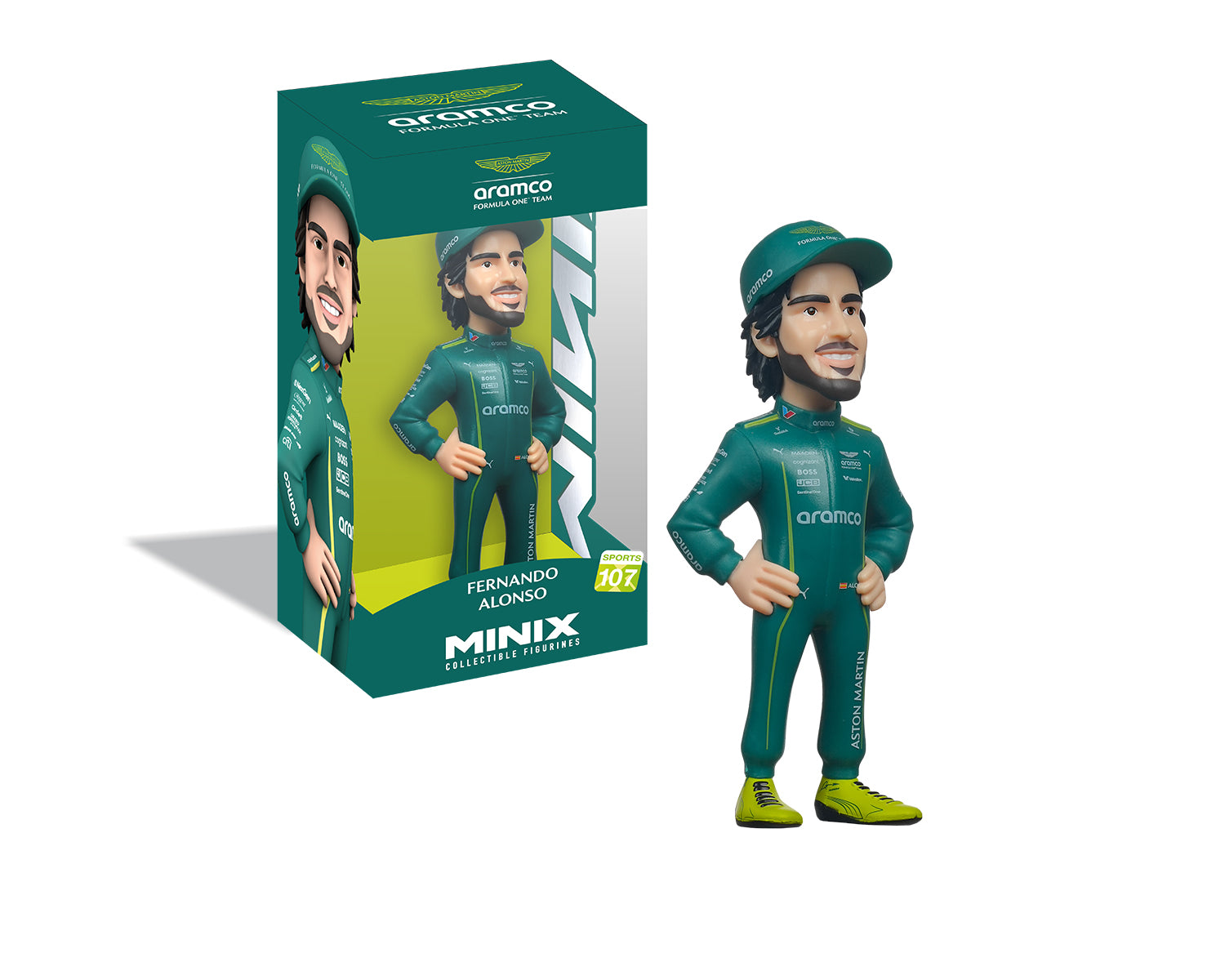 Minix - Sports #154 - Aston Martin - Fernando Alonso 2026 - Figurines PVC 12 cm