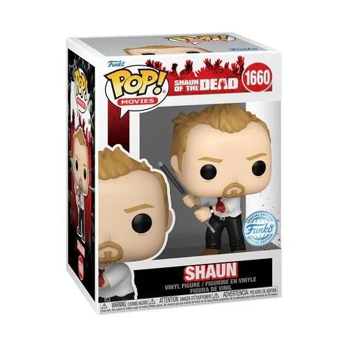Funko Pop! Movies: Shaun of the Dead - Shaun (Chance of Bloody Chase Edition) - flash vidéo