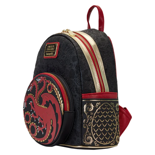 Loungefly: HBO - House of the Dragon - Targaryen Mini Backpack - flash vidéo