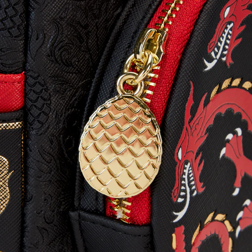 Loungefly: HBO - House of the Dragon - Targaryen Mini Backpack - flash vidéo