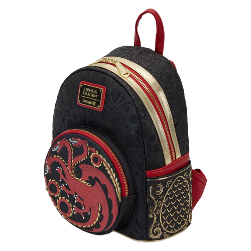 Loungefly: HBO - House of the Dragon - Targaryen Mini Backpack - flash vidéo