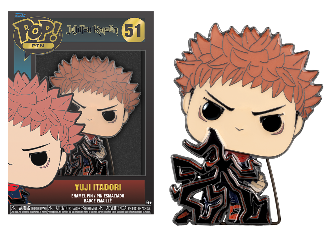 Funko Pop! Pin: Jujutsu Kaisen - Yuji Itadori (with Chase) - CONFIDENTIAL - flash vidéo
