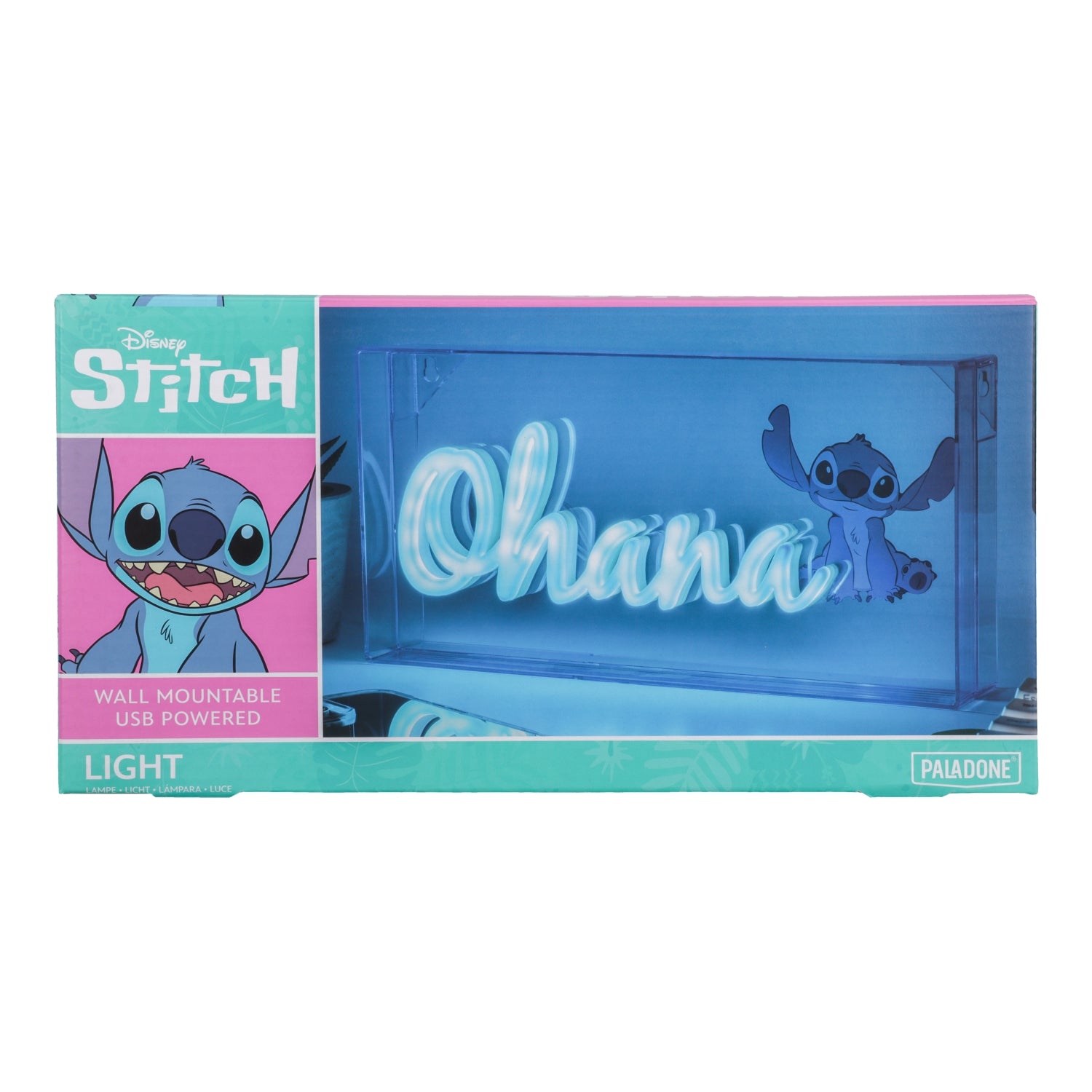 Disney - Lilo et Stitch - Lampe néon LED Ohana - flash vidéo