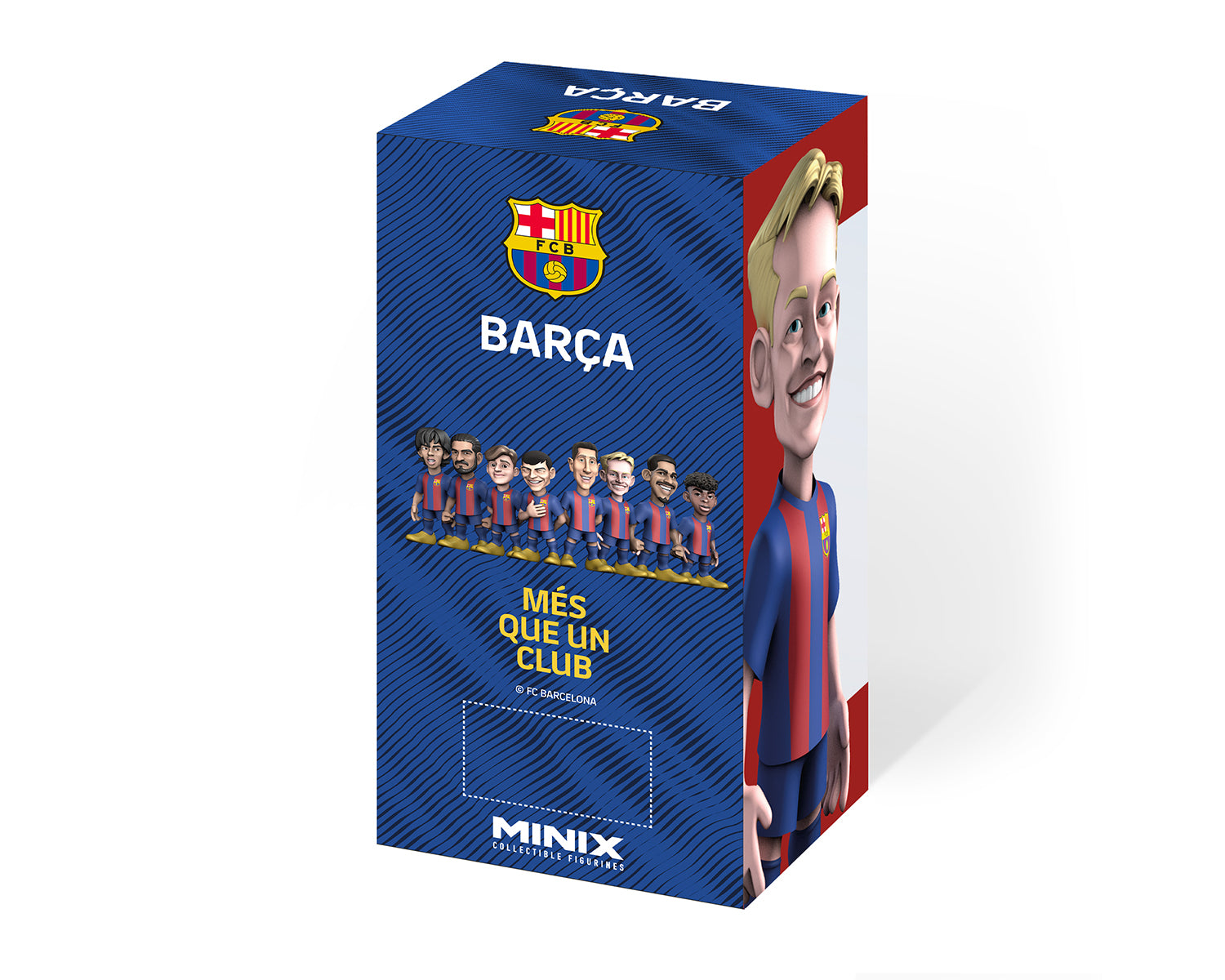 Minix - Football Stars #188 - FC Barcelone - Frenkie De Jong 21 - Figurines PVC 12 cm